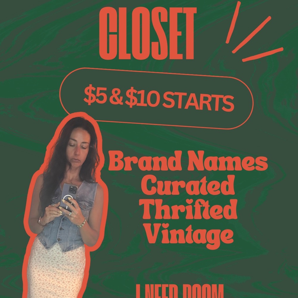 I'M LIVE!!!! EMPTY MY CLOSET! $5 & $10 Starts - I need things gone!